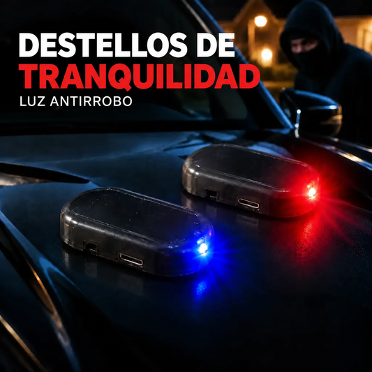 Luces de Seguridad Antirrobo Set 2 Unidades con recarga solar