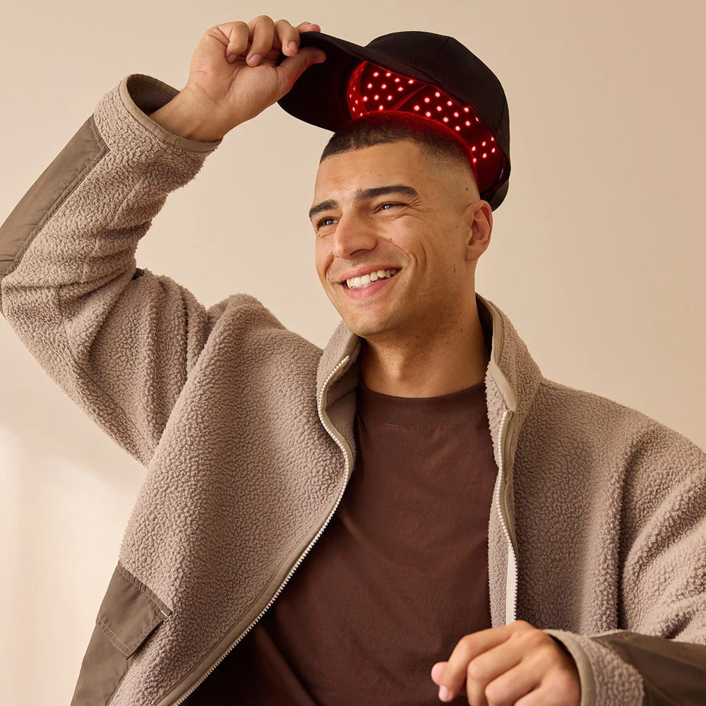 Gorro de Luz Roja LED Tecnología para el Crecimiento Capilar