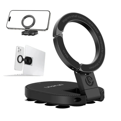 Soporte magnetico con ventosa ultra adherente para celular