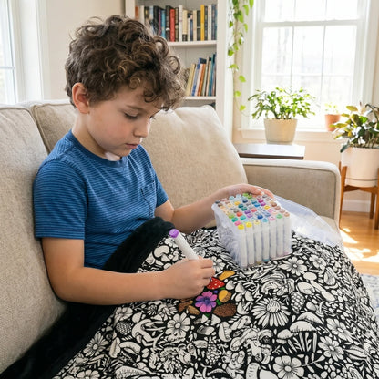 Manta Para Colorear (Unisex) Adultos y niños