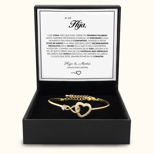 A Mi Hija" - Pulsera Conectadas Para Siempre